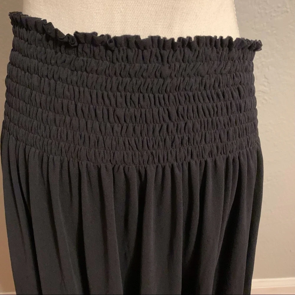 Express black layered sheer festival skirt size medium